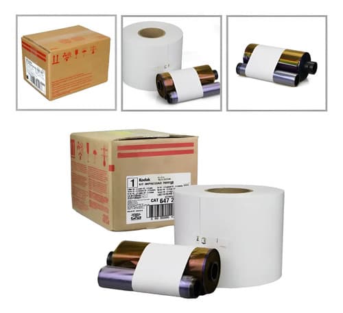 Papel Fotográfico + Ribbon Kodak 7000 — Kit Original (10×15 e 15×20)